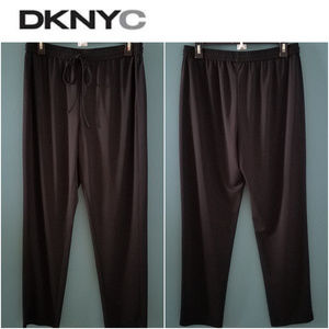 Women's Pants DKNYC Black Print Sz M